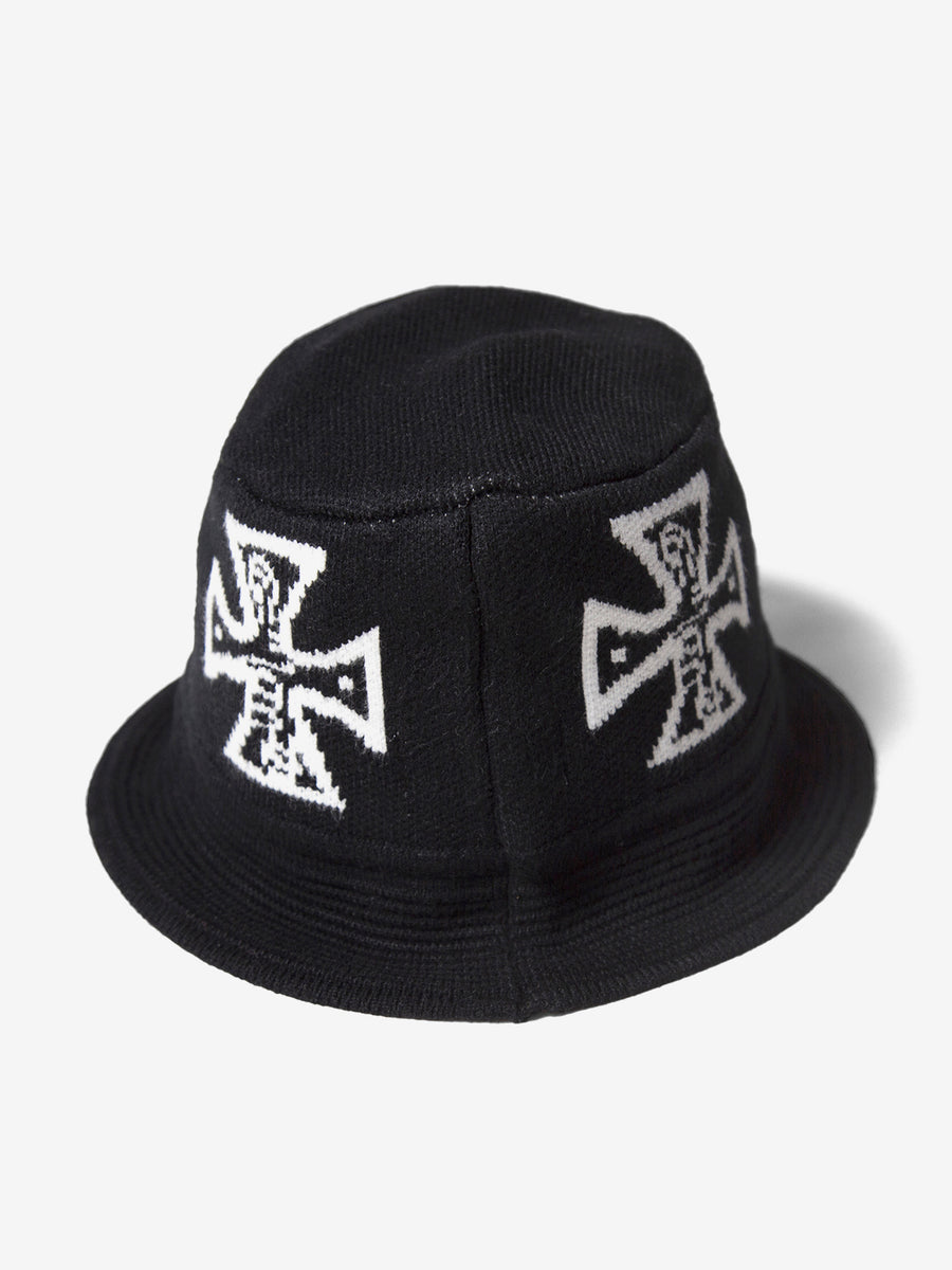 HAIGHT(ヘイト)/ GOOD BAD CROSS KNIT HATNAVY GOOD BAD CROSS KNIT HAT – HAIGHT