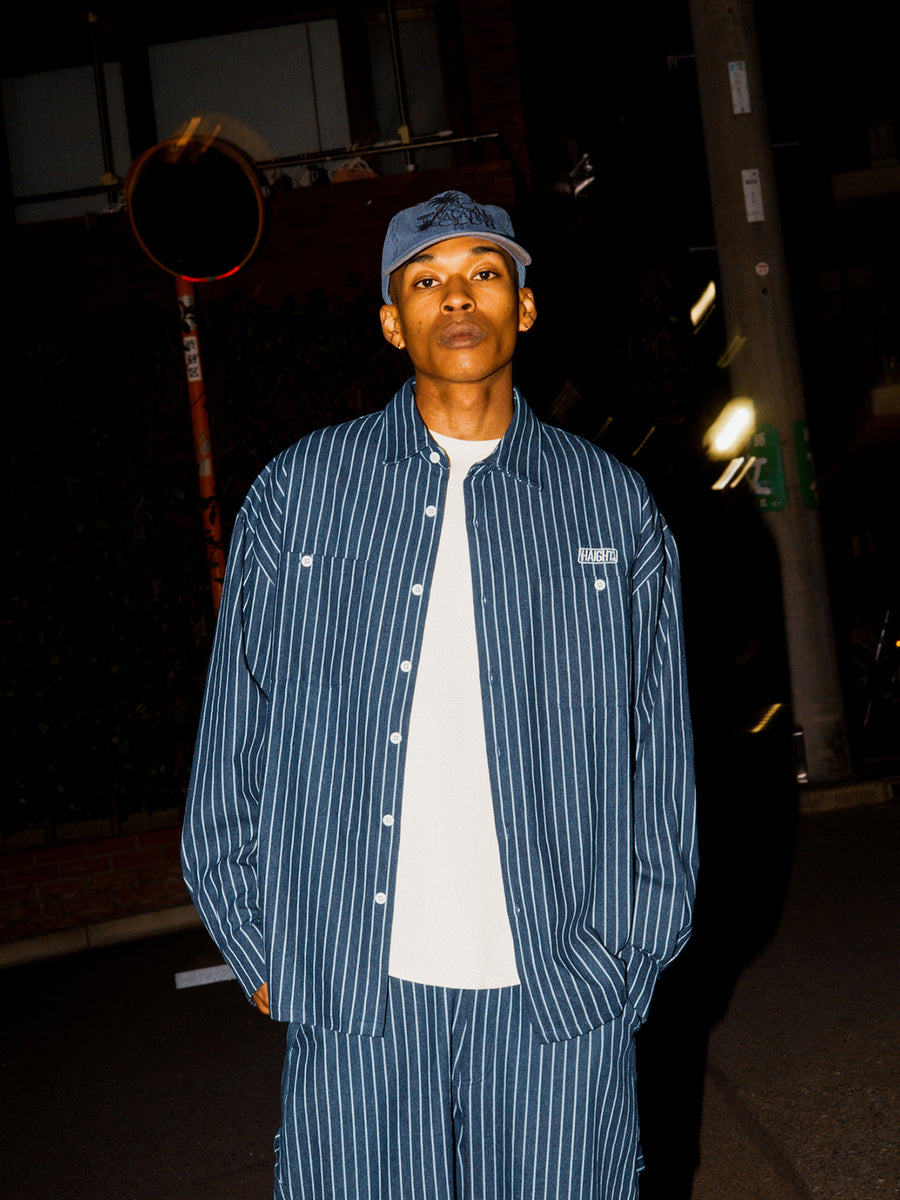 HTSS-264001 STRIPE DENIM SHIRT – HAIGHT