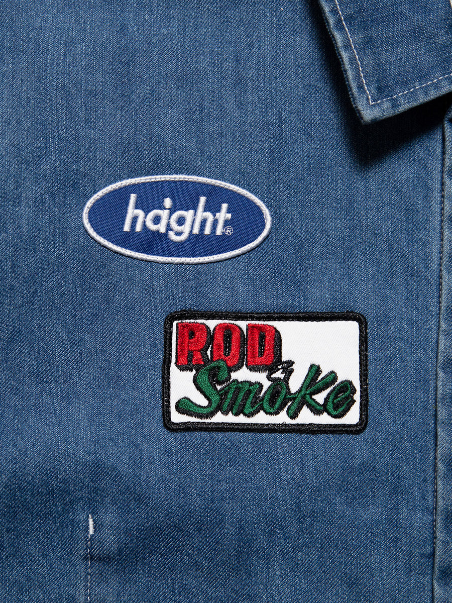 PATCH DENIM COVERALL (INDIGO) – HAIGHT