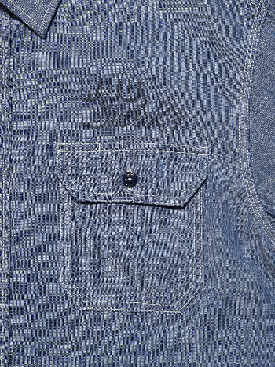 ROD&SMOKE CHAMBRAY SHIRT