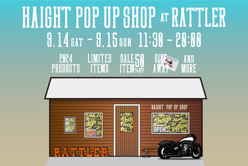 POP UP SHOP at RATTLER（鹿児島）