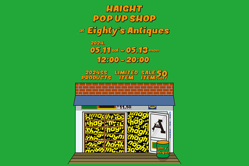 POP UP SHOP at EIGHTY'S ANTIQUES（岡山）