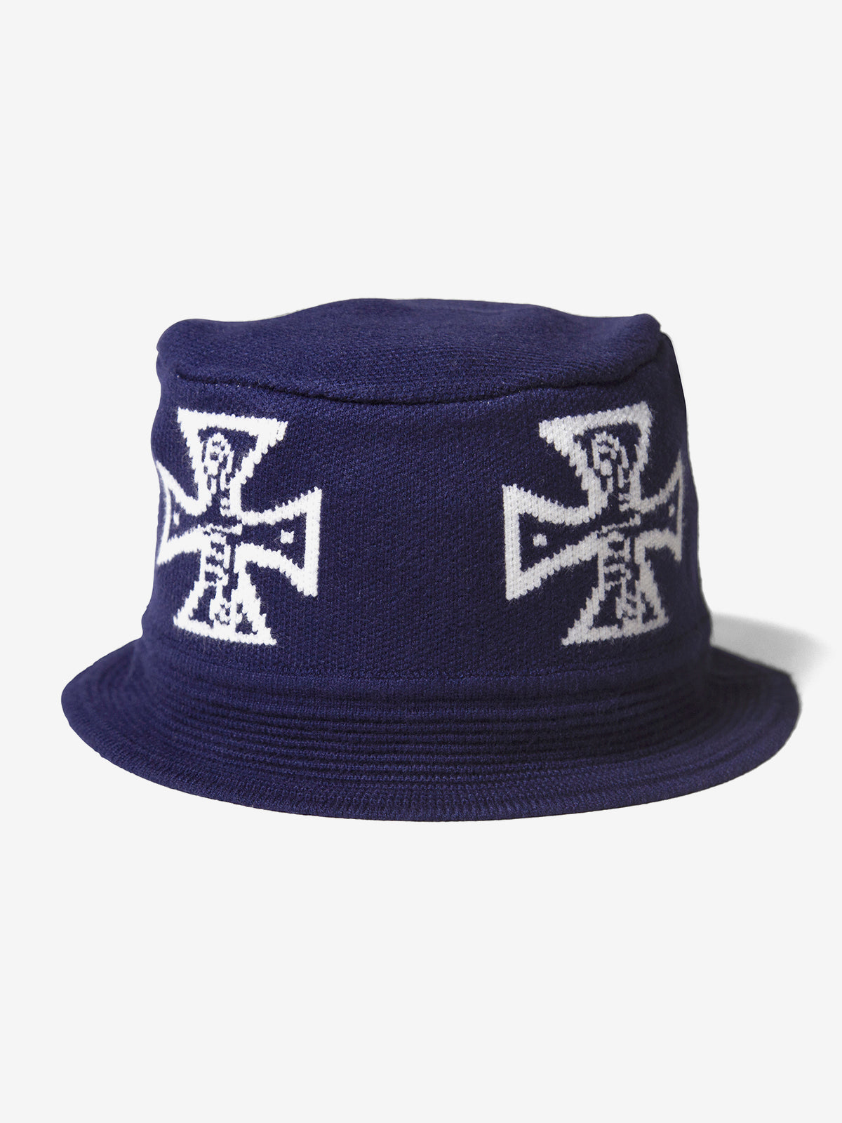 HAIGHT(ヘイト)/ GOOD BAD CROSS KNIT HATNAVY HAIGHT(ヘイト)/ GOOD BAD CROSS KNIT HATNAVY