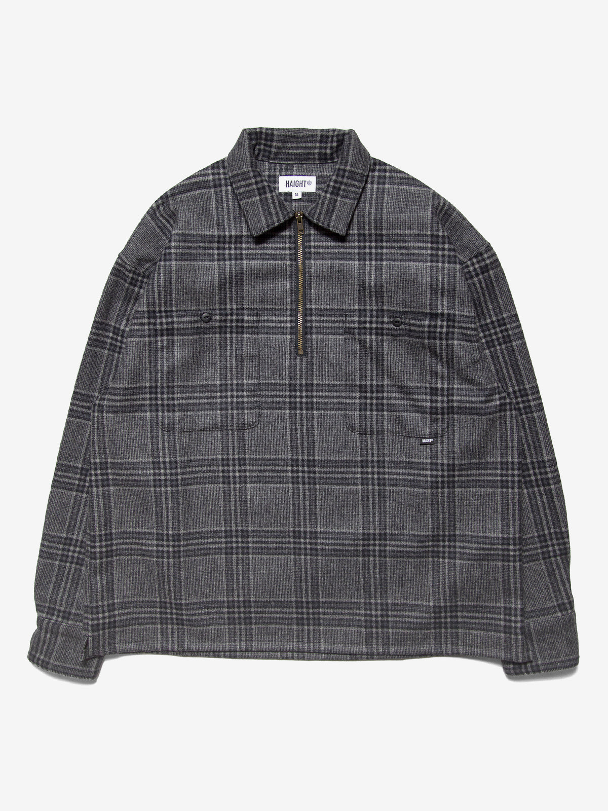 FLANNEL HALF ZIP SHIRT – HAIGHT