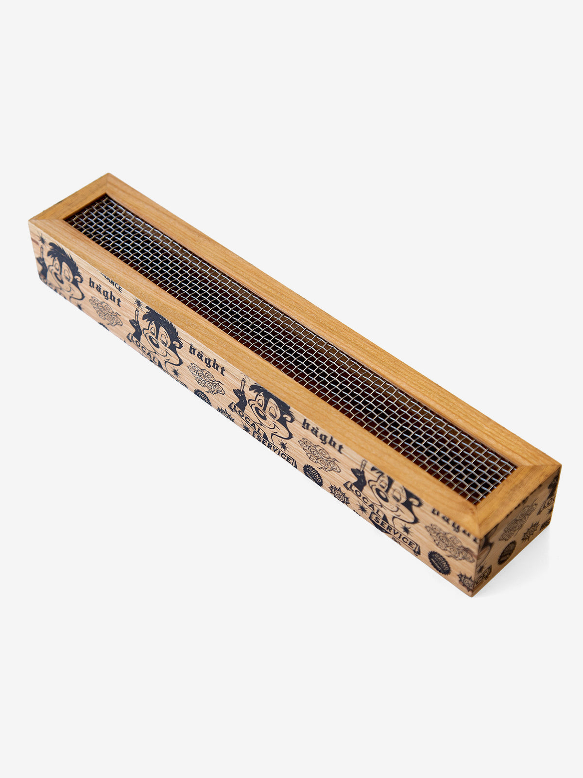 HTGL-257001 WOODEN INCENSE TRAY ft. GRINDLODGE – HAIGHT