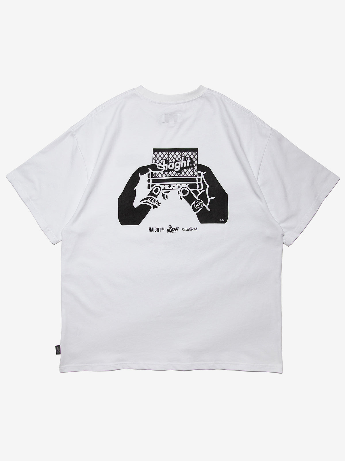 HTRW-251002 RAW×Interbreed×HAIGHT / ROLL UP Tee